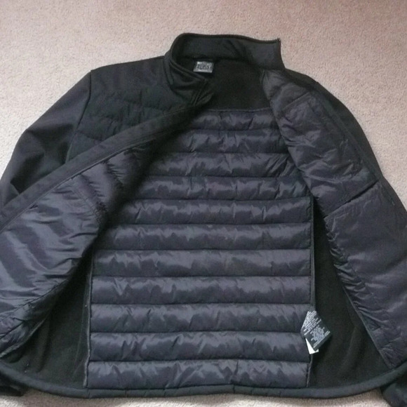 32 Degrees Heat Women's Puffer Quilted Lightweight Jacket Size M Black Pockets - Picture 2 of 6